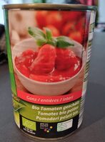 Tomates bio pelées