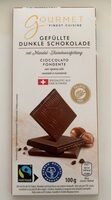 Cioccolato fondente con nocciole e mandorle gourmet