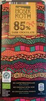 Dark chocolate 85%