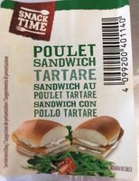 Sandwich poulet tartare