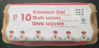Œufs suisses d'élevage au sol