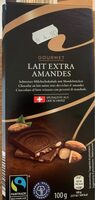Chocolat lait extra amandes