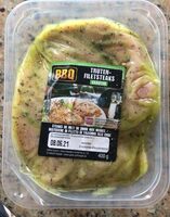 Steaks de filet de dinde aux herbes