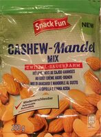 Mélange noux de cajou-amandes
