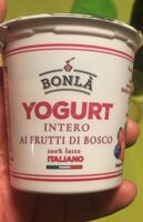 Yogurt intero ai frutti di bosco