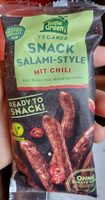 Veganer Snack Salami Style mit Chili
