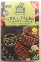 Veganer Grill-Taler mit Kräuter-Marinade