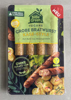 Grobe Bratwurst Käse