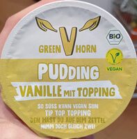 Pudding Vanille mit Topping
