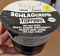 Schlagcreme topping