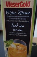 Iced tea lemon