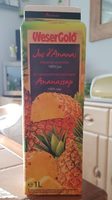 Jus d'ananas à base de concentré 100 % jus
