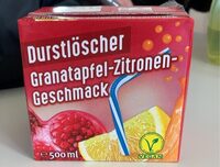 Durstlöscher Granatapfel-Zitrone