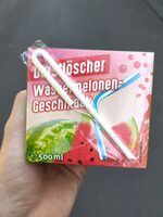 Apfel-Erfrischungsgetränk mit Wassermelonengeschmack