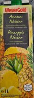 Pineapple Nectar from concentrate. Fruit content: 60% minimum