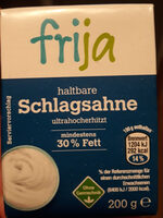 Haltbare Schlagsahne