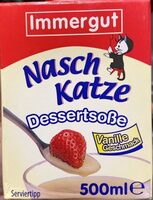 Naschkatze Dessertsoße Vanillegeschmack