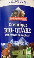Cremiger Bio-Quark mit mildem Joghurt
