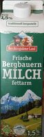 Frische Bergbauern Milch fettarm
