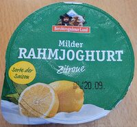 Milder Rahmjoghurt Zitrone