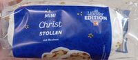 Mini Christstollen mit Rosinen