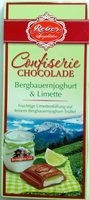 Confiserie Chocolade Bergbauernjoghurt & Limette