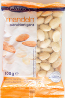 Mandeln blanchiert ganz
