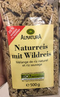 Mélange de riz naturel et riz sauvage