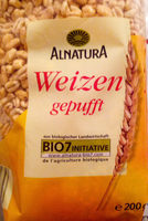 Weizen gepufft