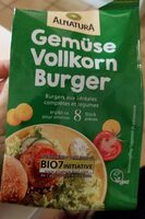 Vollkorn Burger Gemüse
