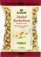 Dinkel Backerbsen