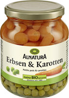 Erbsen und Karotten