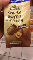 Schoko Waffel Röllchen Dinkel