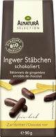 Ingwer Stäbchen schokoliert