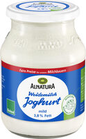 Weidemilch Joghurt Natur 3,8%