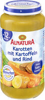 Karotten, Kartoffeln, Rind