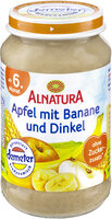 Apfel mit Banane & Dinkel