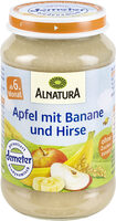 Apfel mit Banane & Hirse