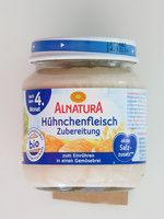 Hühnchenfleisch-Zubereitung