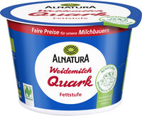 Weidemilch Quark Fettstufe