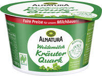 Alnatura Weidemilch Kräuterquark 4104420136069 Bio  Speisequarkzubereitung mit Kräutern