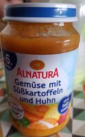 Gemüse mit Süßkart. & Huhn