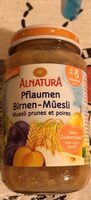 Muesli prunes et poires