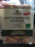 Dinkel Knäcke Käse Kürbiskern