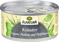 Vegane Pastete auf Hefe-Basis Kräut