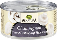 Alnatura Champignon Vegane Pastete auf Hefebasis 4104420173514 Bio Brotaufstrich auf Hefebasis mit Champignons