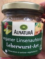 Linsenaufstrich - Vegane Leberwurst