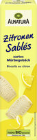 Alnatura Zitronen Sablés 4104420209527 Bio Mürbegebäck mit Zitronengeschmack