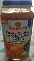 Karotte-Zucchini mit Süsskartoffeln und Rind