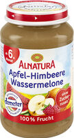 Apfel-Himbeere-Wassermelone